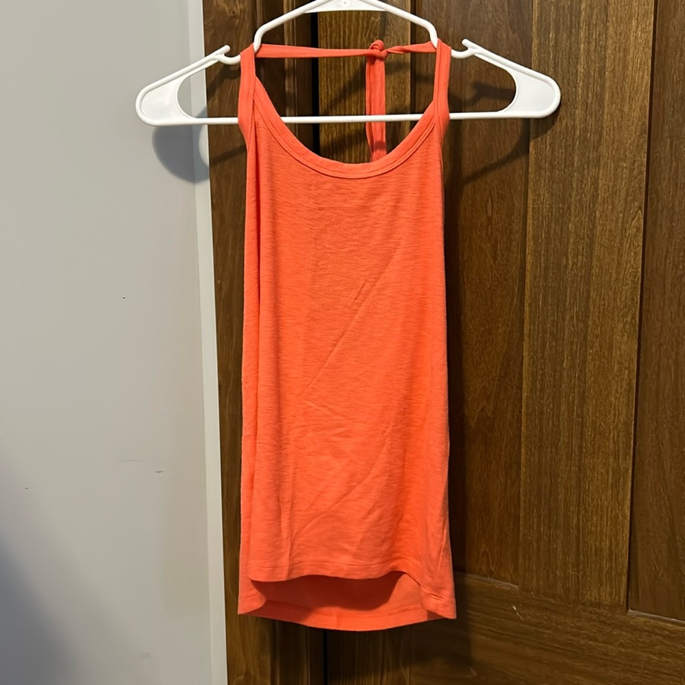 coral aerie halter tank top
